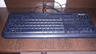 Лот: 15138657. Фото: 1. Клавиатура microsoft wired keyboard... Клавиатуры и мыши
