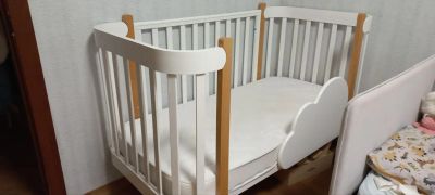 Лот: 24846325. Фото: 1. Кроватка-трансформер MOMMY LUX. Детские кровати и кроватки