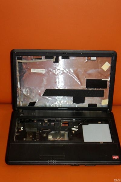 Лот: 12610914. Фото: 1. Корпус Lenovo G555 черный. Корпуса, блоки питания