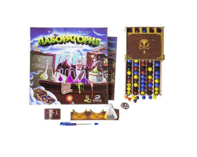 Лот: 11354241. Фото: 1. Настольная игра Лаборатория. Настольные игры, карты
