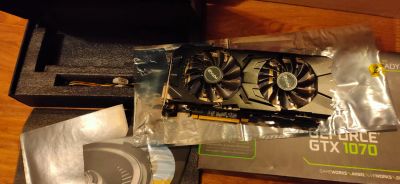 Лот: 17308986. Фото: 1. GeForce GTX 1070. Видеокарты