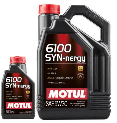 Лот: 13386914. Фото: 1. Масло моторное MOTUL 6100 SYN-nergy... Масла, жидкости