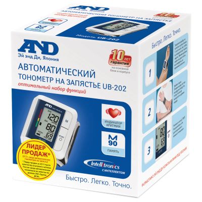 Лот: 23988733. Фото: 1. Эй энд Ди тонометр UB-202 автомат... Медицинские товары