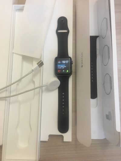 Лот: 11571248. Фото: 1. apple watch s1 42mm. Смарт-часы, фитнес-браслеты, аксессуары