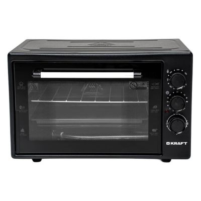 Лот: 24780496. Фото: 1. Мини-печь Kraft KF-MO 3800 Black. Микроволновки, мини-печи