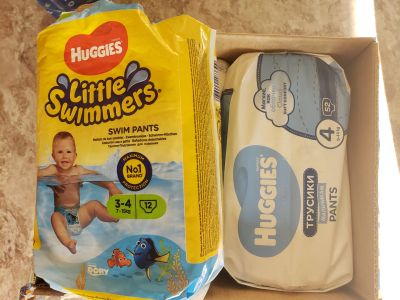 Лот: 18628607. Фото: 1. Памнерсы huggies 4ка. Детская гигиена