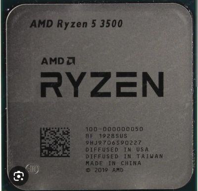 Лот: 25025467. Фото: 1. Процессор Ryzen 5 3500 неисправен. Процессоры