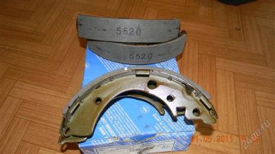Лот: 905454. Фото: 1. колодки тормозные барабанные задние... Тормозная система