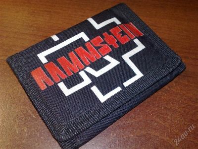 Лот: 797380. Фото: 1. rammstein кошелек:). Бумажники, кошельки, портмоне