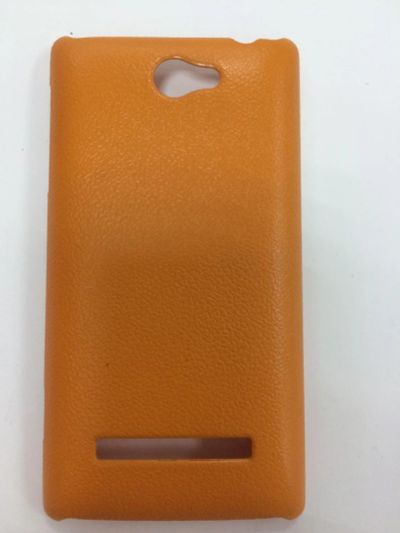 Лот: 10526672. Фото: 1. Чехол HTC 8S Пластик Оранжевый... Чехлы, бамперы