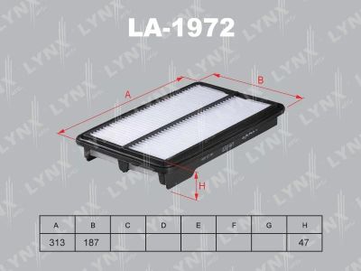 Лот: 13357173. Фото: 1. Lynx LA-1972 Воздушный фильтр. Расходные материалы