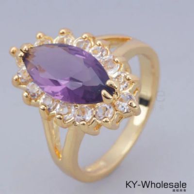 Лот: 4741775. Фото: 1. женское кольцо "Purple Marquis... Кольца, перстни