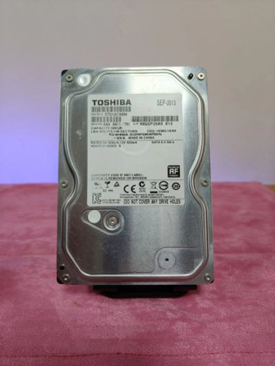 Лот: 24690250. Фото: 1. HDD 3.5"/500 Гб/7200 об/мин/Toshiba... Жёсткие диски (HDD)
