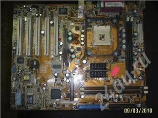 Лот: 267991. Фото: 1. плата asus P4T533-C не запускается. Материнские платы
