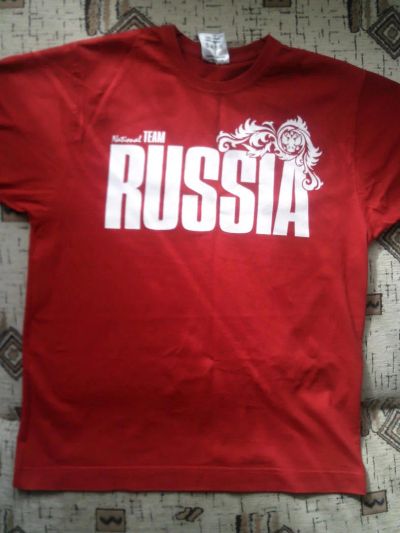 Лот: 6110144. Фото: 1. Спортивная футболка "Россия... Топы, майки