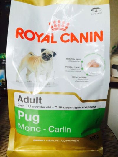 Лот: 5535923. Фото: 1. Корм Royal Canin для мопсов. Корма