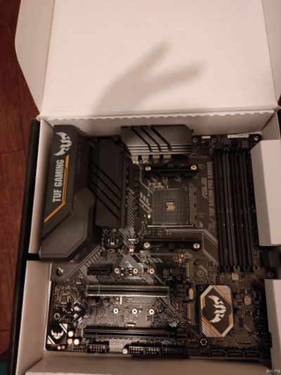 Лот: 18263998. Фото: 1. Asus tuf b450-pro gaming (читаем... Материнские платы