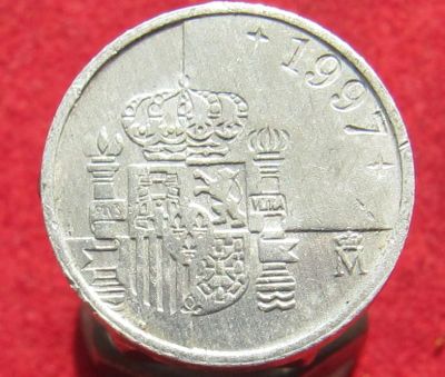 Лот: 16369350. Фото: 1. Испания 1 песета, 1997г. Европа