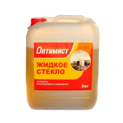 Лот: 24082860. Фото: 1. Жидкое стекло 6 кг, Оптимист... Краски, лаки, растворитель