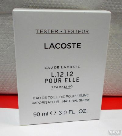 Лот: 9058775. Фото: 1. Туалетная вода Lacoste L.12.12... Женская парфюмерия