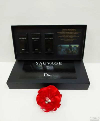 Лот: 17184108. Фото: 1. Подарочный набор Dior sauvage. Мужская парфюмерия