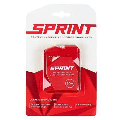 Лот: 24084143. Фото: 1. Нить сантехническая 50 м, Sprint... Сантехнические уплотнители