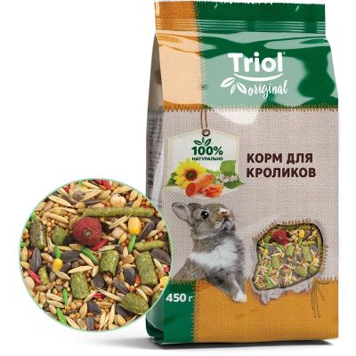 Лот: 15295833. Фото: 1. ТРИОЛ (Triol) корм для кроликов... Корма