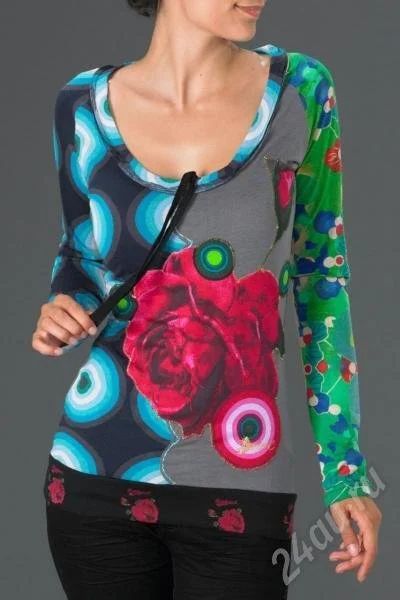 Лот: 679900. Фото: 1. Топ Merlе Desigual. Трикотаж. Свитеры, толстовки, худи