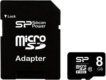 Лот: 7234294. Фото: 1. Карта памяти Micro SDHC Silicon... Карты памяти