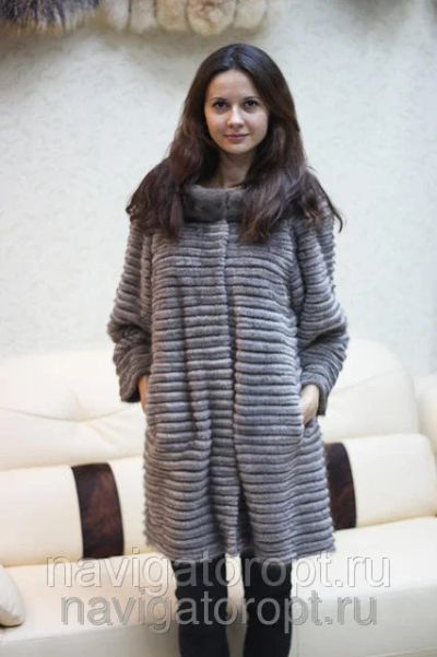 Лот: 9590919. Фото: 1. Продам шубку норка, кролик одета... Верхняя одежда