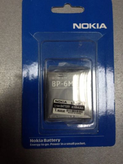 Лот: 6606532. Фото: 1. Аккумулятор Nokia BP-6M. Аккумуляторы