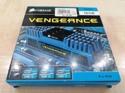 Лот: 17723594. Фото: 1. Corsair Vengeance 16GB (4x4GB... Оперативная память