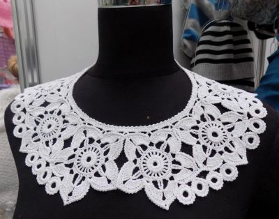Лот: 8755544. Фото: 1. Воротник кружевной. Галантерея ручной работы