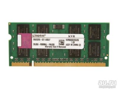 Лот: 9676550. Фото: 1. Kingston KVR800D2S5/2G DDR2 SO-DIMM... Оперативная память