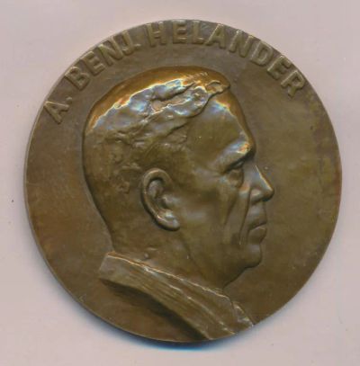 Лот: 19665808. Фото: 1. Финляндия Медаль Андерс Бенджамин... Юбилейные