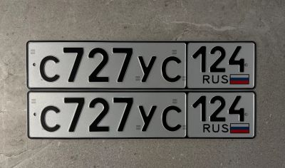 Лот: 25663032. Фото: 1. Продам гос.номер С 727 УС 124. Госномера