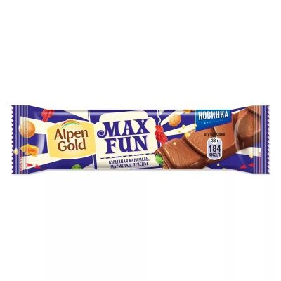 Лот: 10128855. Фото: 1. шоколад Alpen gold Max Fun. взрывная... Корма