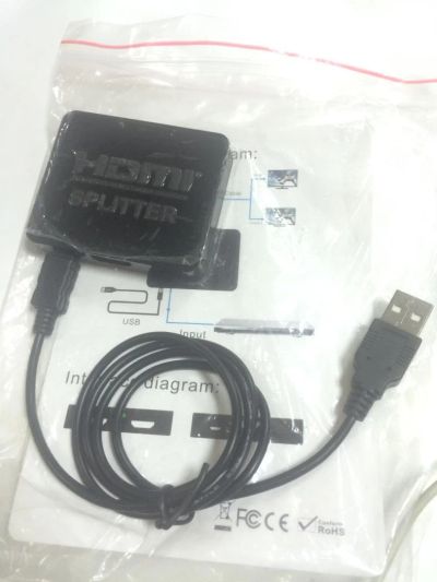 Лот: 6632726. Фото: 1. hdmi splitter 4k. Другое (тв и видео)