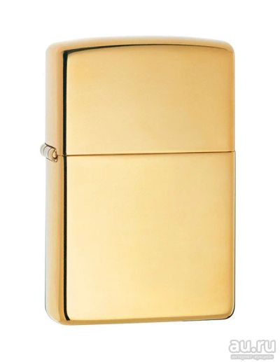 Лот: 7188658. Фото: 1. Zippo Зажигалка "Золотой глянец... Зажигалки, спички, пепельницы