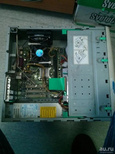 Лот: 9096532. Фото: 1. Старенький компьютер HP в сборе... Компьютеры в сборе