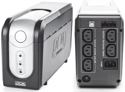 Лот: 17927426. Фото: 1. ИБП Powercom IMP 825AP уц Гарантия... ИБП, аккумуляторы для ИБП