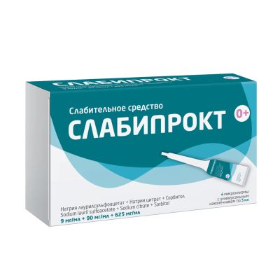 Лот: 23989045. Фото: 1. Слабипрокт микроклизма р-р ректальный... Лекарства