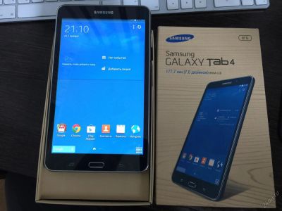 Лот: 5804225. Фото: 1. Планшет Samsung Galaxy Tab 4 7... Планшеты