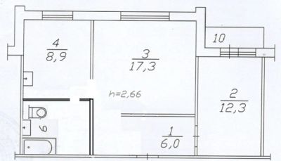 Лот: 24309817. Фото: 1. Продам 2-х комнатную Водопьянова... Квартиры, студии