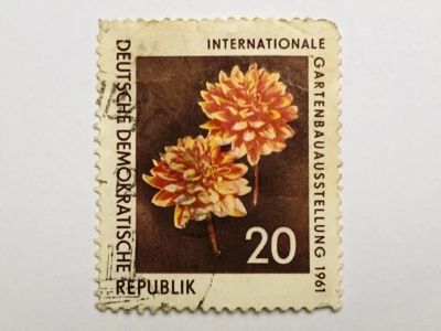 Лот: 23316399. Фото: 1. Цветы. Георгины Далия пинната... Марки
