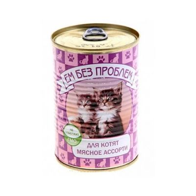 Лот: 15055319. Фото: 1. Мясное ассорти 410гр конс. корм... Корма