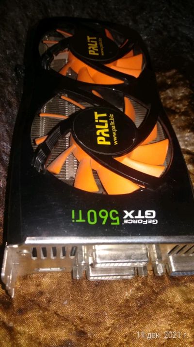 Лот: 18378465. Фото: 1. GTX 560 неисправно. Видеокарты