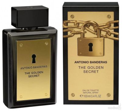 Лот: 14995223. Фото: 1. Antonio Banderas The Golden Secret... Мужская парфюмерия