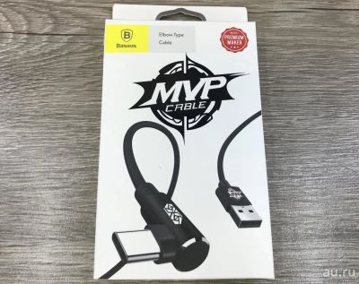 Лот: 12620512. Фото: 1. Кабель Baseus MVP Elbow 2м USB... Дата-кабели, переходники