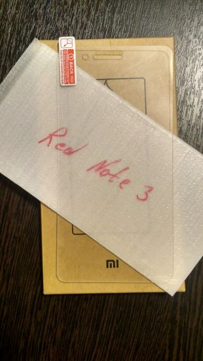 Лот: 10960723. Фото: 1. Защитное стекло Xiaomi redmi note... Дисплеи, дисплейные модули, тачскрины